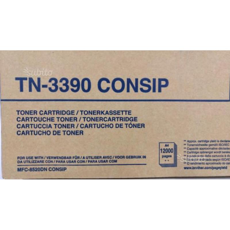 Toner Originale Nuovo Brother TN-3390 Consip