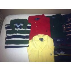 Polo manica corta Ralph lauren e Tommy Hulifiger