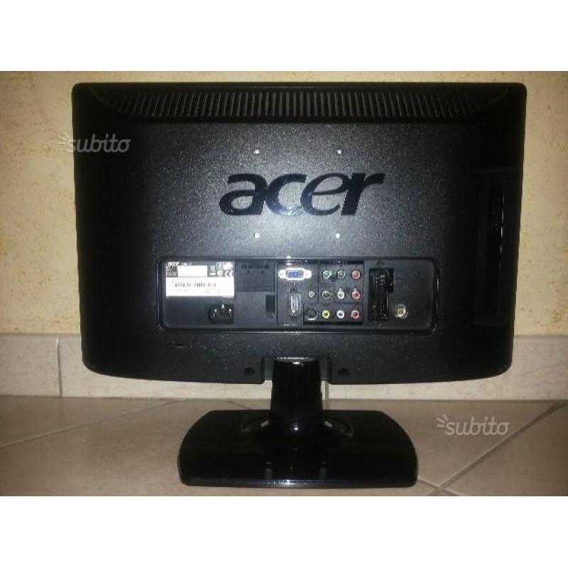 Monitor tv lcd acer 18,5" + decoder dig. terr