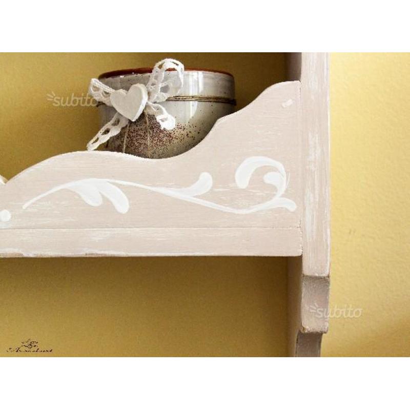 Mensolina porta spezie - SHABBY CHIC