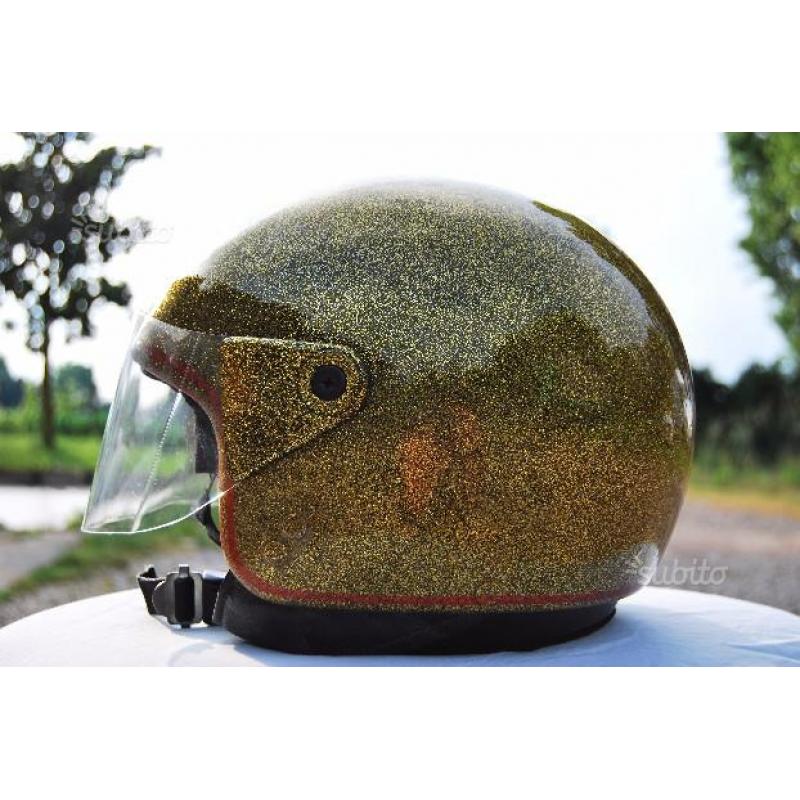 Casco Metal Flake Harley Davidson Custom