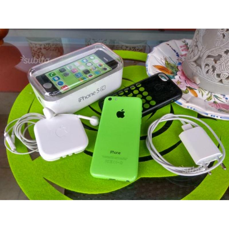 IPhone 5C Verde, 16GB, LTE 4G, COME NUOVO