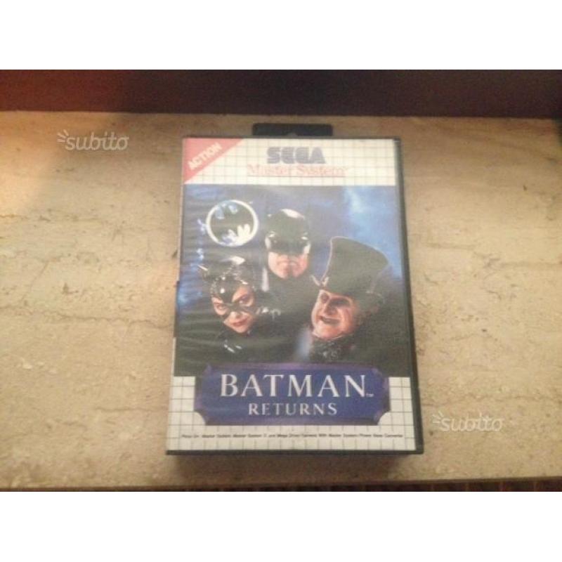 Batman returns per sega master system