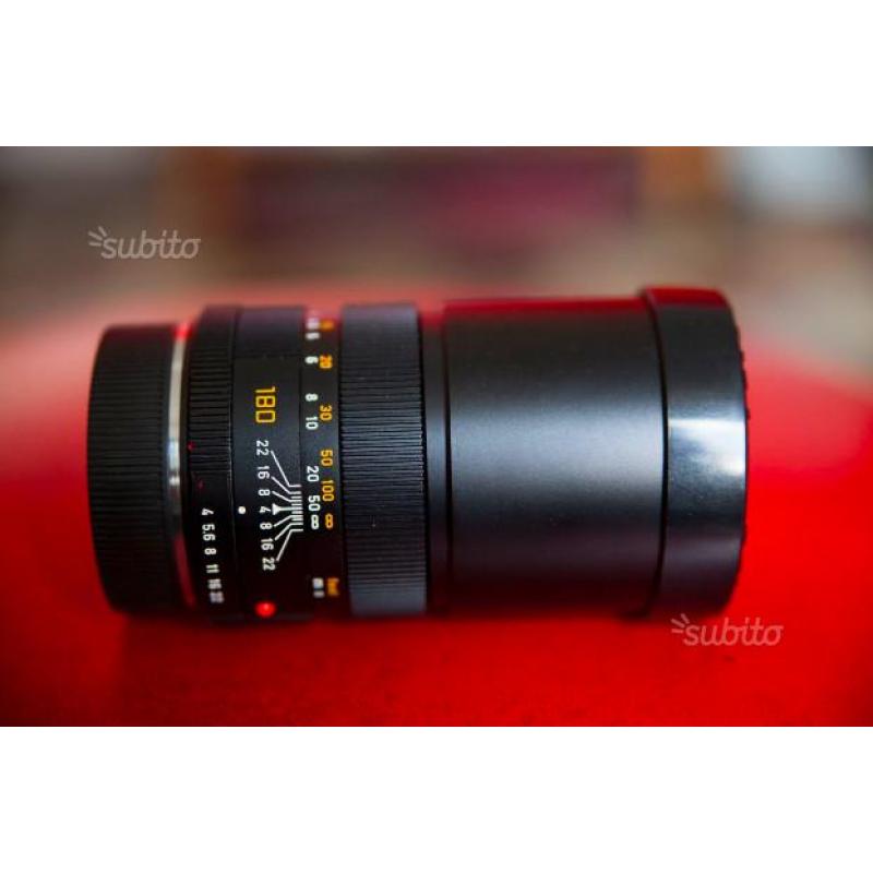 Leica leitz elmar r 180 mm f4 NUOVO 3 camme