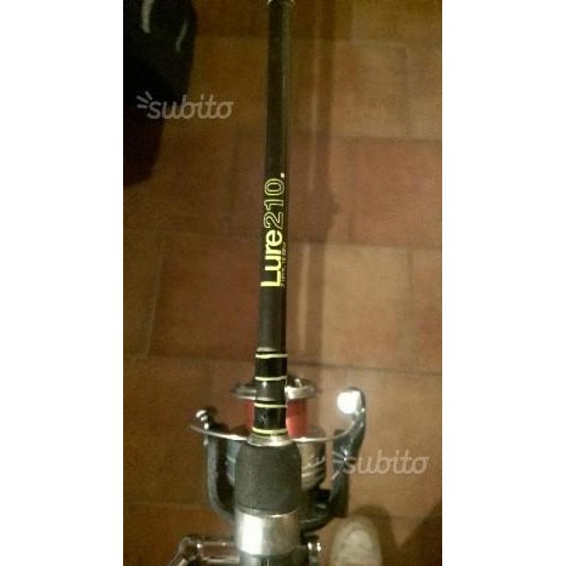 NUOVO Kit completo pesca spinning