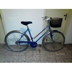 Bicicletta da donna con lucchetto