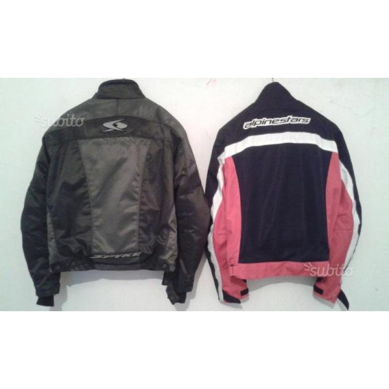 2 giubbotti moto alpinestar e spykel