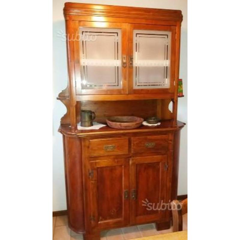 Credenza vetrina rustica taverna legno abete