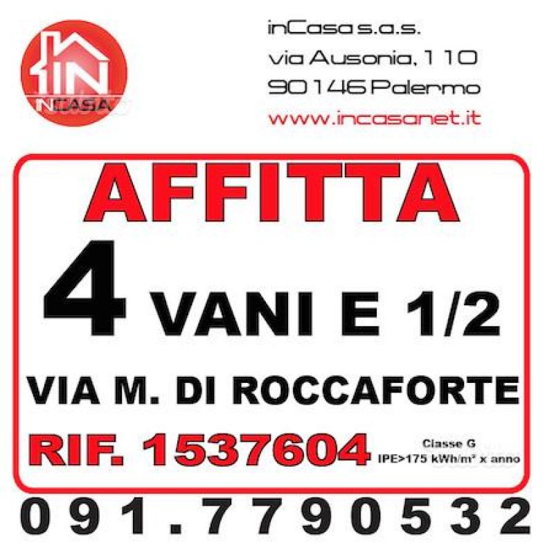 4 vani * via m. di roccaforte * rif. 1537604