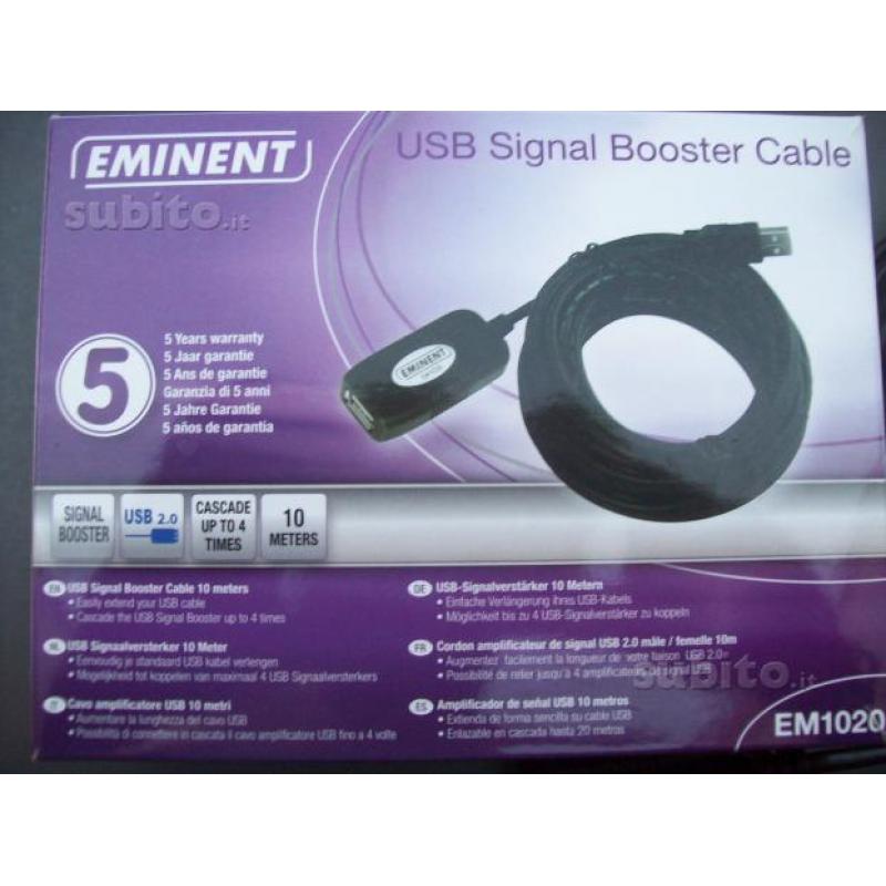 Prolunga USB amplificata 10 metri