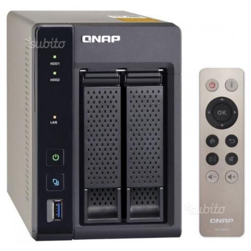 NAS QNAP TS-253A 2Gb RAM pari al NUOVO