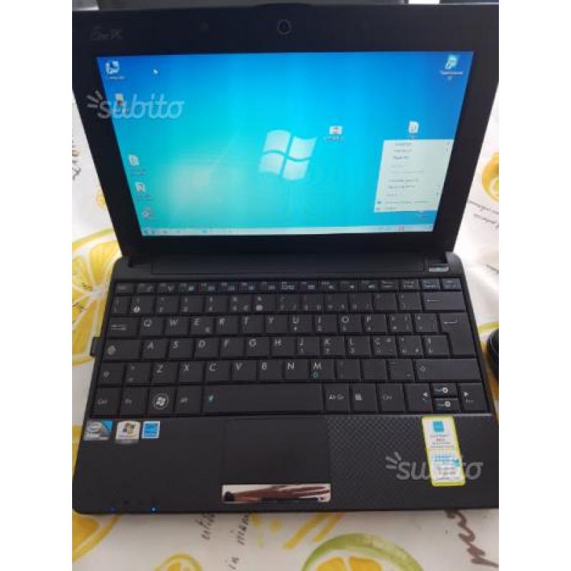 Notebook Asus 10" mouse e borsa Tucano