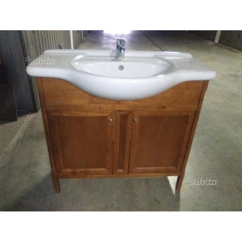 Mobile Bagno Lavabo Completo + Specchiera