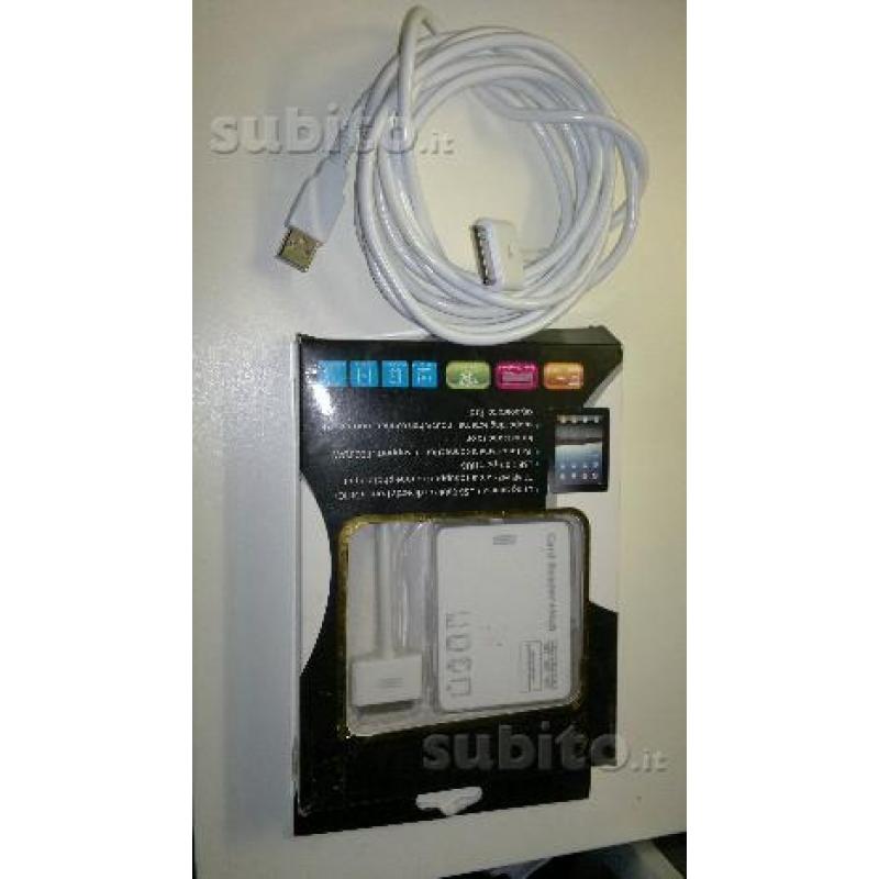 Ipad kit card reader hub cavo da 5 m originale