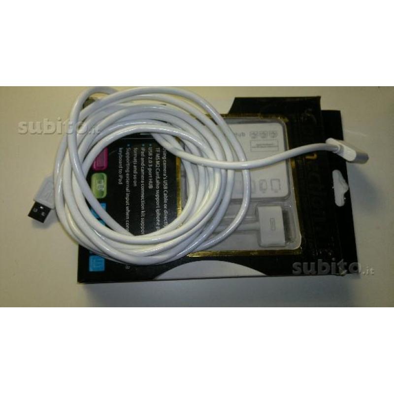 Ipad kit card reader hub cavo da 5 m originale