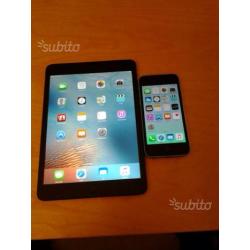 IPad mini 16gb nero- iPhone 5c 8gb azzurro