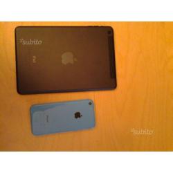 IPad mini 16gb nero- iPhone 5c 8gb azzurro