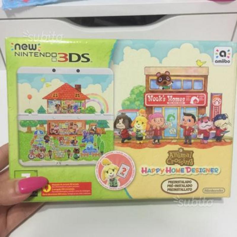 NEW NINTENDO 3DS Bianco Animal Crossing