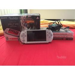 Psp slime e lite 3004+memory card 8 gb e 3 giochi